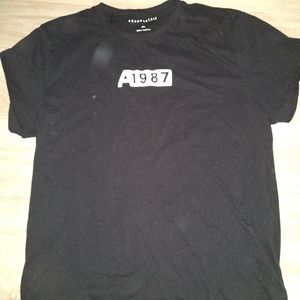 Aeropostale black XL tee